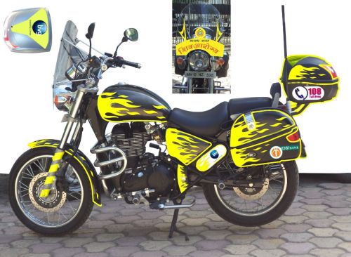  Bike ambulance suits ..! Health Department Information: Help for more than 450 patients | बाइक अ‍ॅम्ब्युलन्स सुसाट..! आरोग्य विभागाची माहिती : 450 हून अधिक रुग्णांना मदतीचा हात